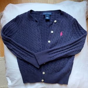 RALPH LAUREN | Girls' Cable Cardigan Sweater